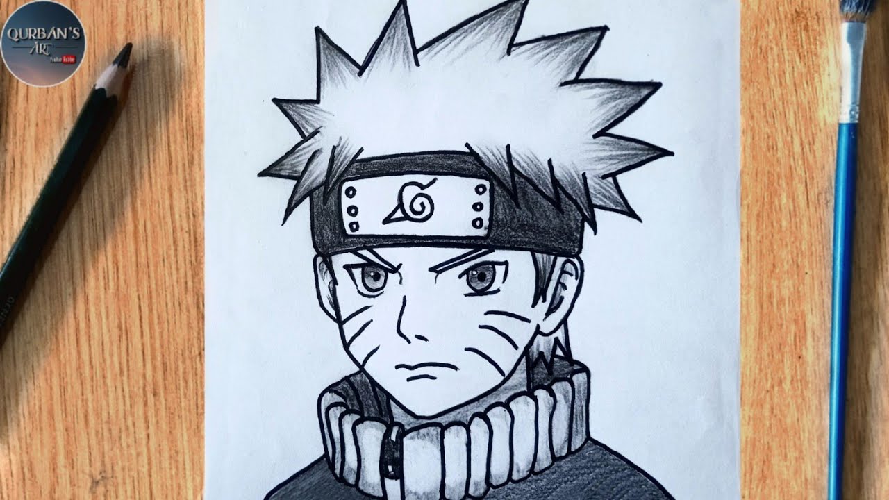 Easy Anime Drawing | How to draw Naruto Uzumaki | Naruto Drawing Tutorial step by step.