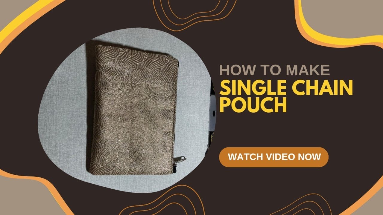 How to make single chain pouch……#fashion 