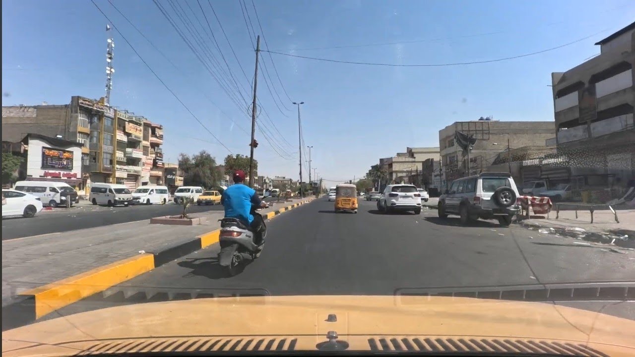 جولة ممتعة في 4 مناطق شرق بغداد مدينة الصدر جميلة طالبية بنوك