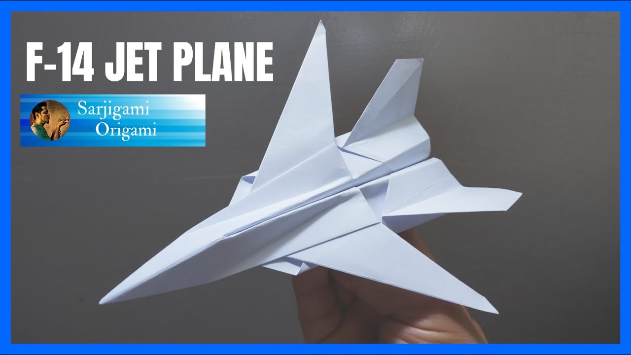 F-14 JET PLANE ORIGAMI (TUTORIAL) 2022