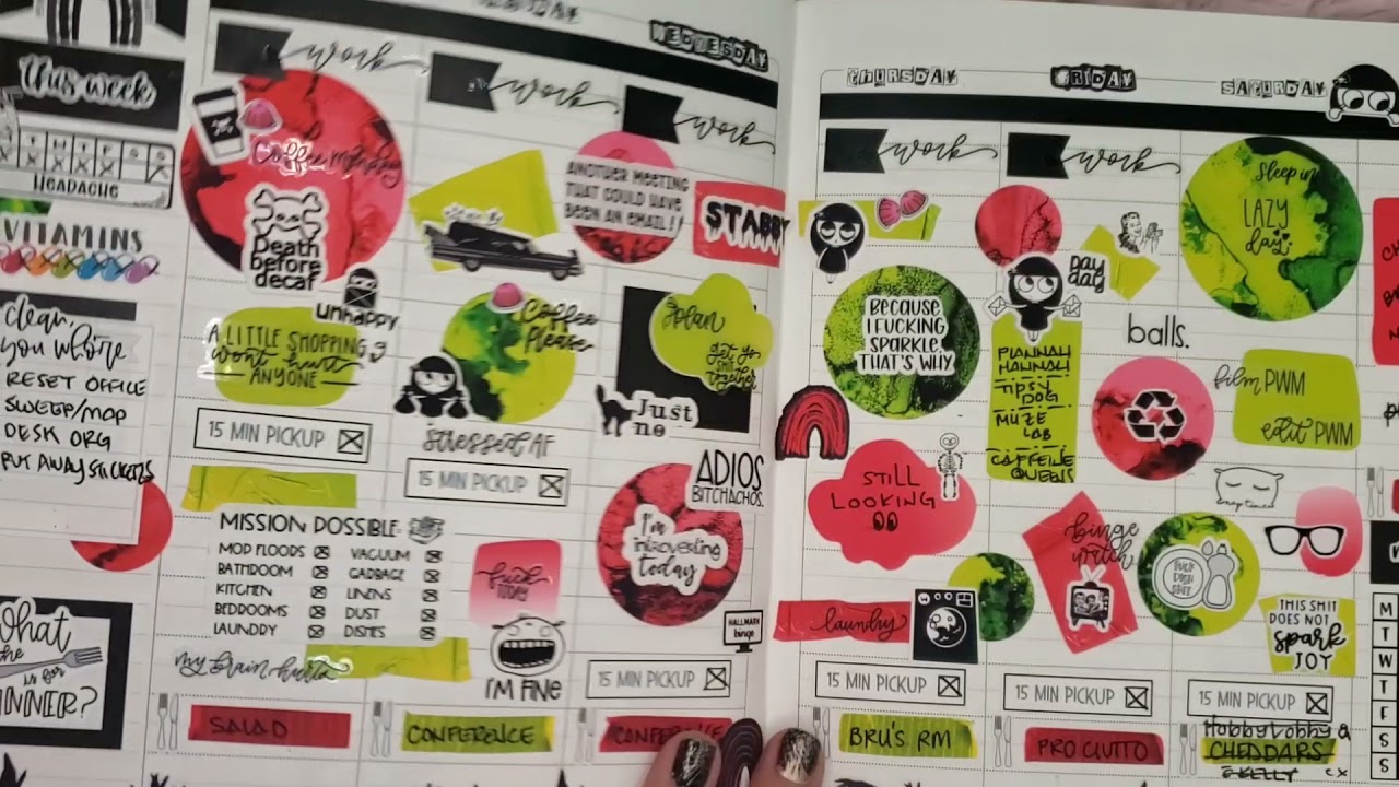 2021 Erin Condren Softbound Hourly Life Planner flip through