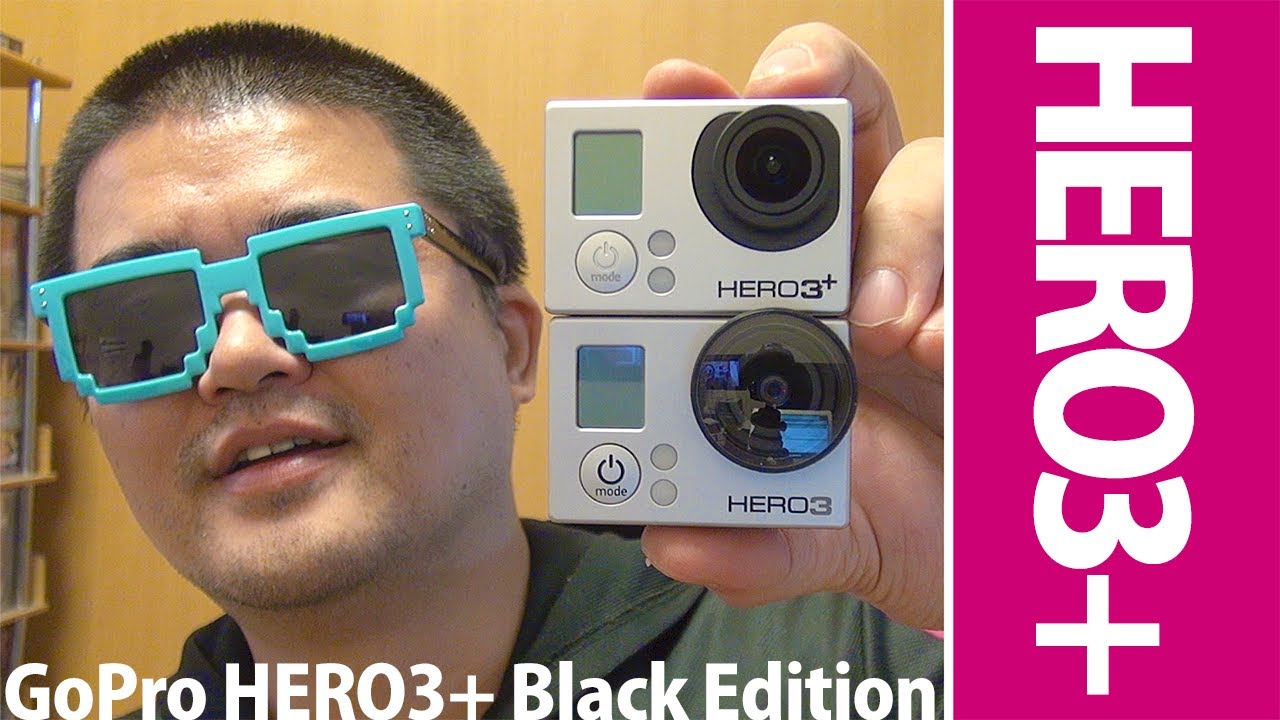 GoPro HERO3+ Black Edition ブラックエディションだけの新機能「SuperView」とは？無印HERO3とのハウジング比較など動画でレビュー