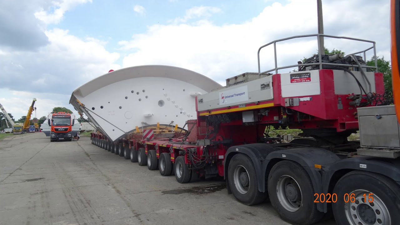 Wielki transport dla kolei po drogach krajowych