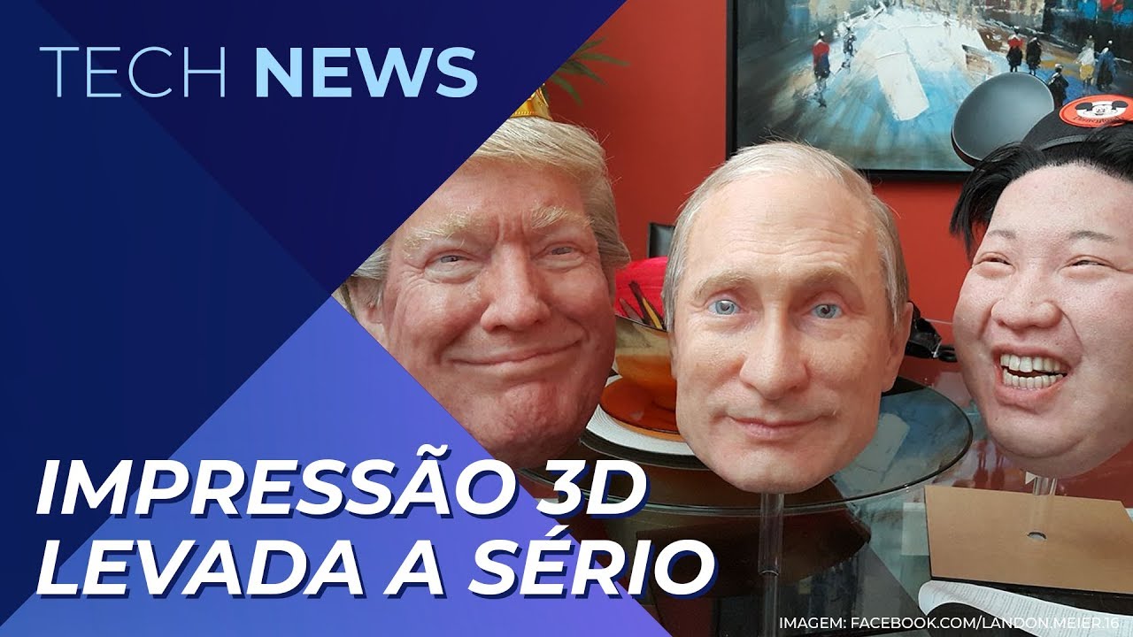 Máscaras de silicone impressas em 3D assustam pelo realismo