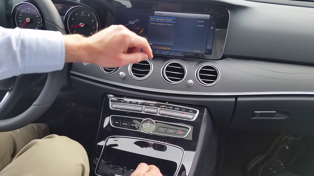 2017 Mercedes-Benz E-Class Tutorial for Preset Radio Stations