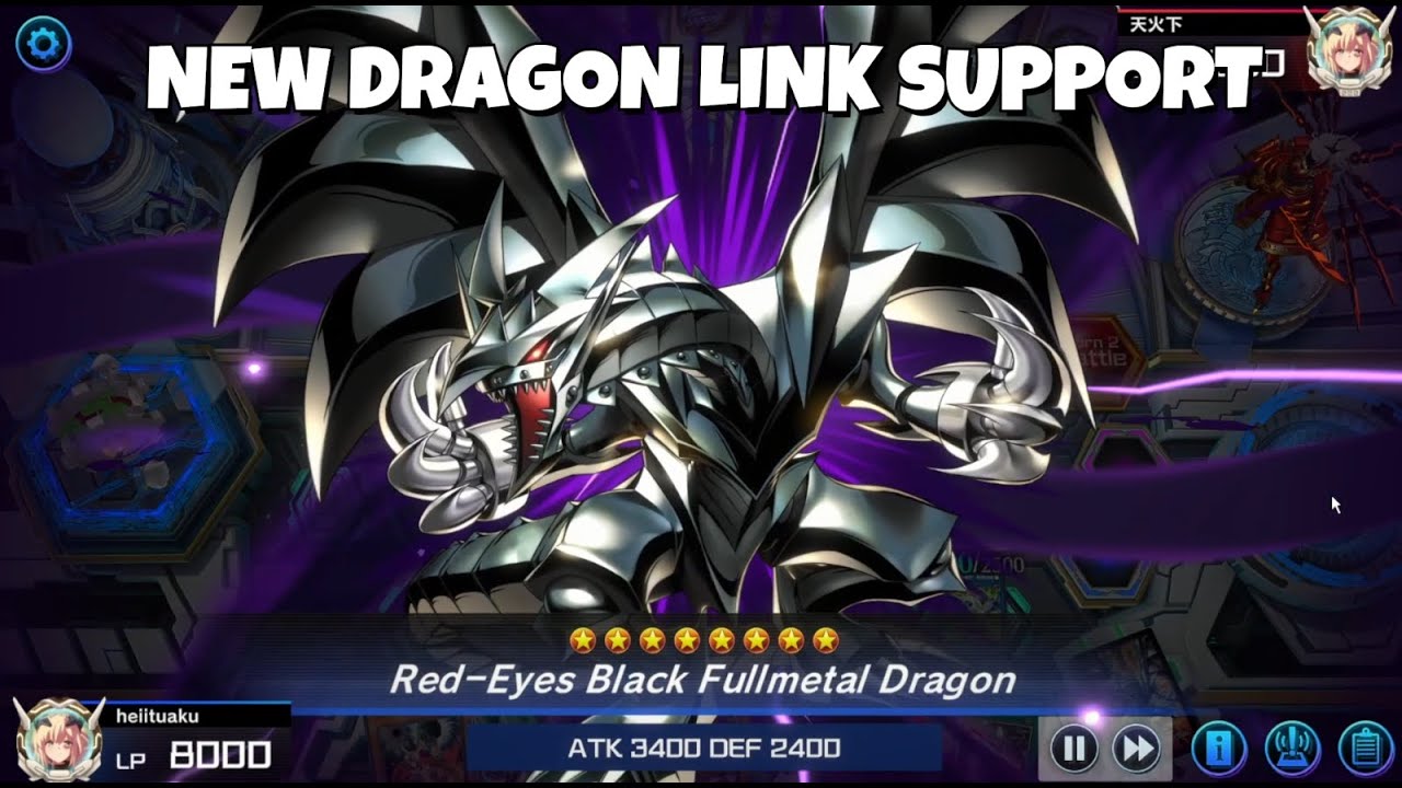 [Masterduel] DRAGON LINK COMBO GUIDE - WITH NEW SUPPORT - Red-Eyes Black Fullmetal Dragon