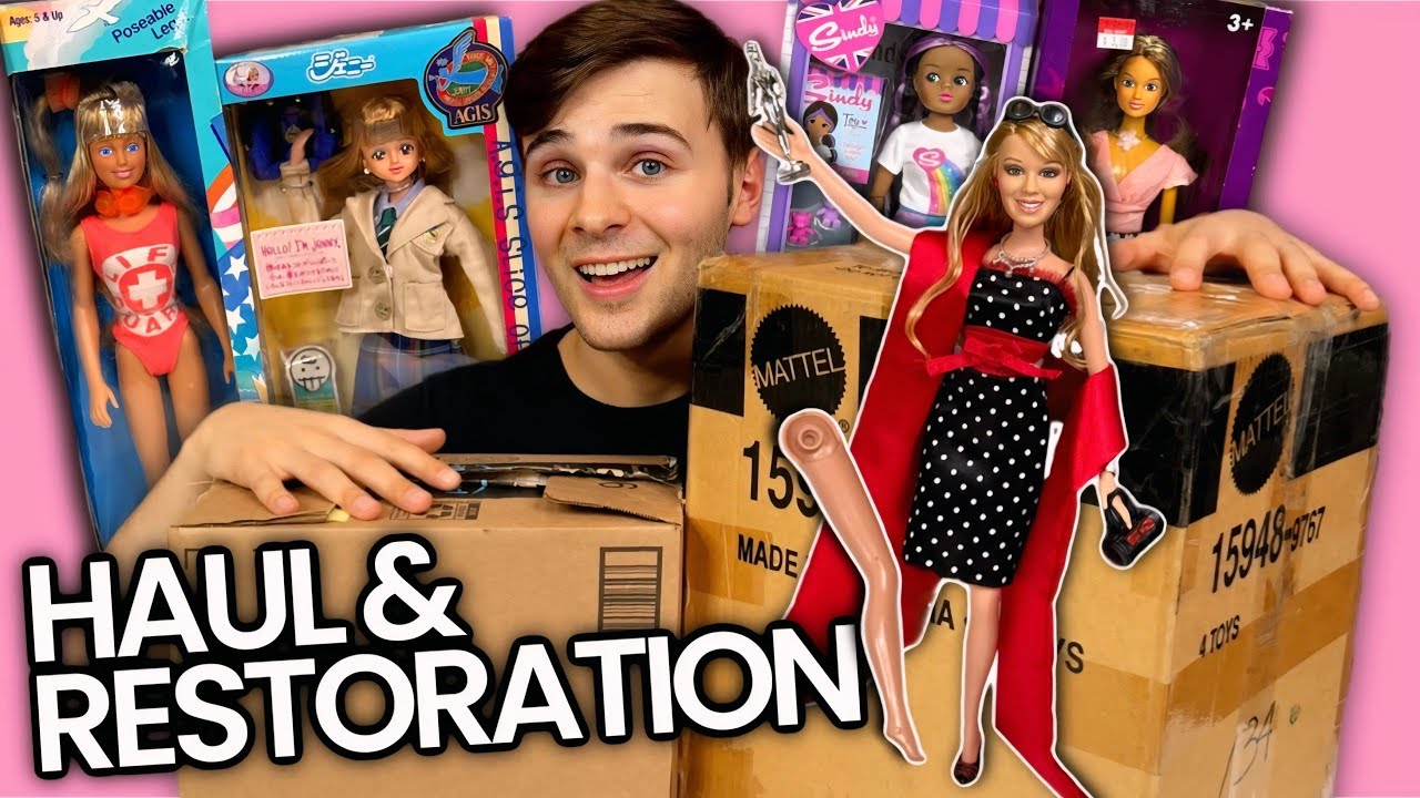 Перевозка кукол и починка сломанной ноги! Винтажные куклы и куклы начала 2000-х!