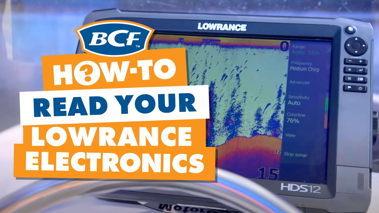 How to use a Lowrance Sounder