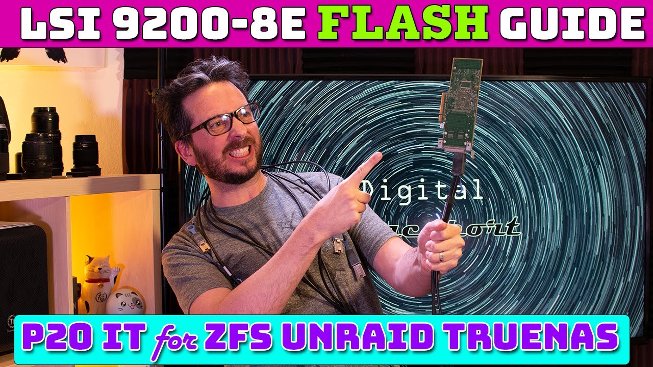 How to Flash LSI 9200-8e HBA to P20 IT Mode for ZFS TrueNAS or UnRAID