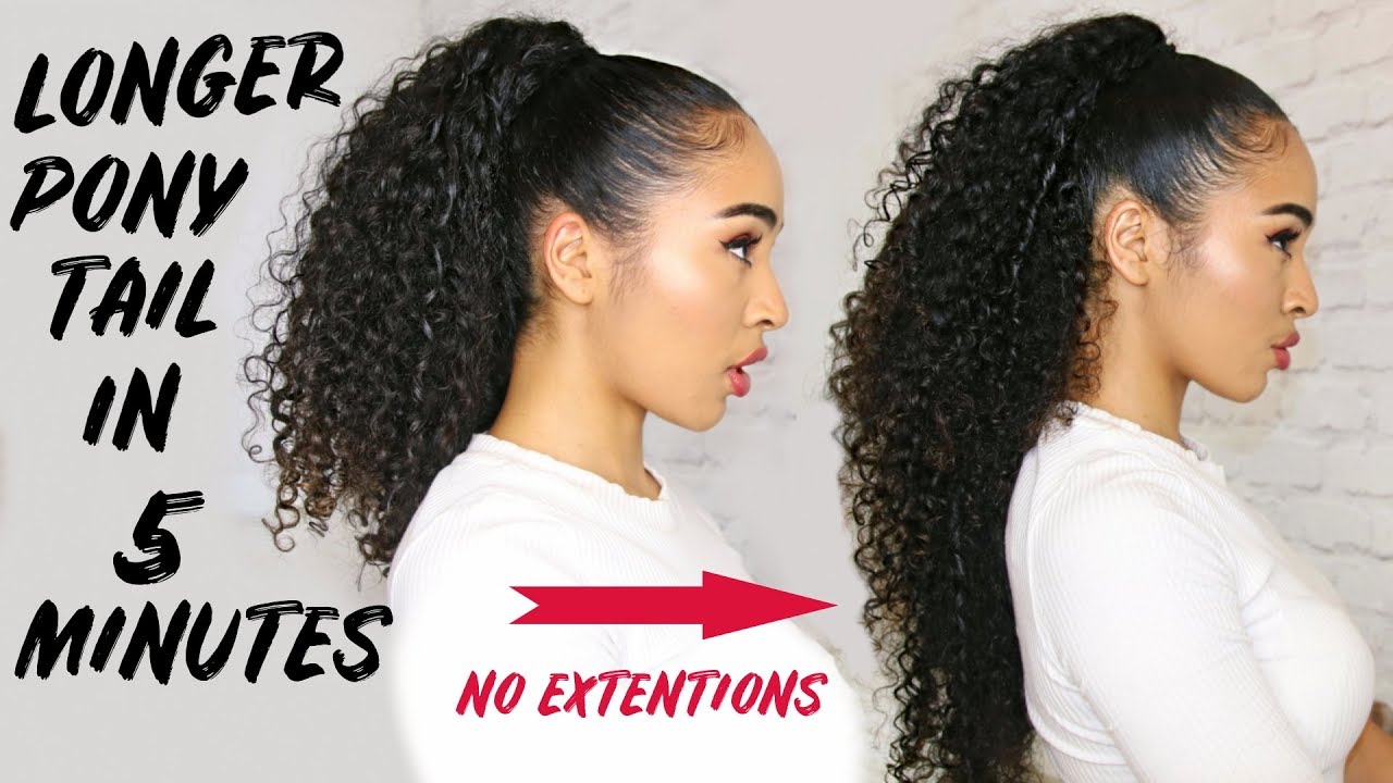 LONGER PONYTAIL IN 5 MINUTES - NO EXTENSIONS! NO TRICKS! Lana Summer
