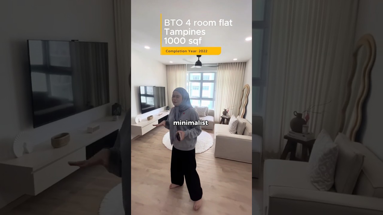 📍4 room public housing flat in Singapore 💵 $326,000.00 #privateproperty #homedecor #sghomes