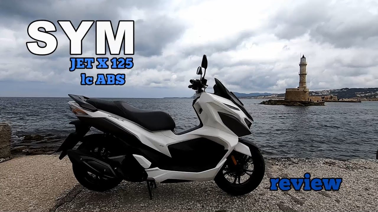 SYM JETX 125  review . Kokkina Fegaria
