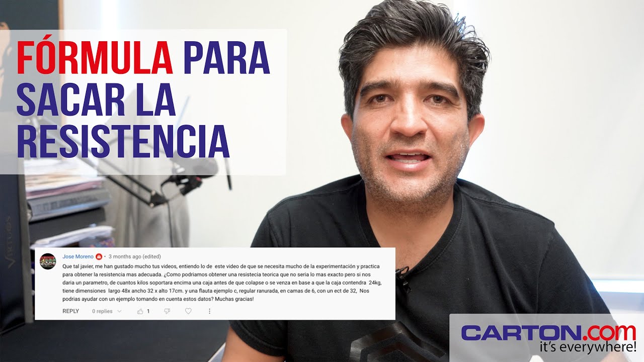FÓRMULA PARA SACAR LA RESISTENCIA DE CAJAS DE CARTÓN