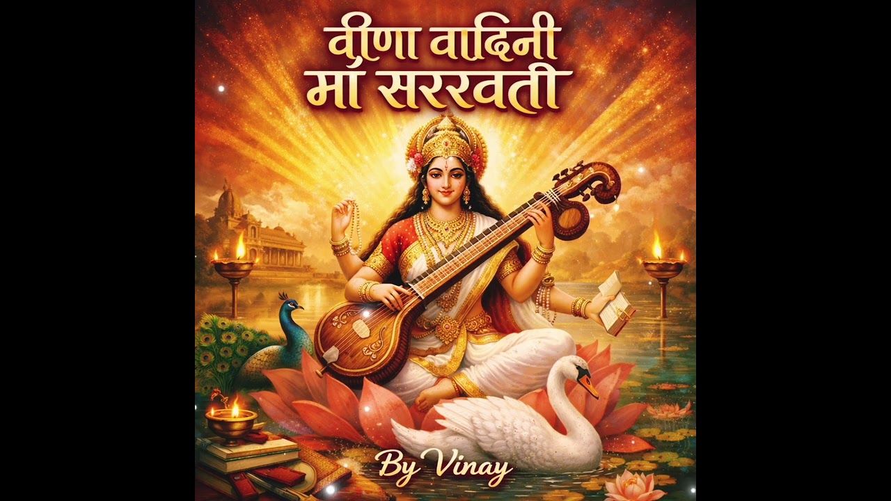 Maa Saraswati Bhajan 🎸🪉 | High Energy Sitar Bhajan | Vina Vadini Maa Saraswati | New Bhajan 2026