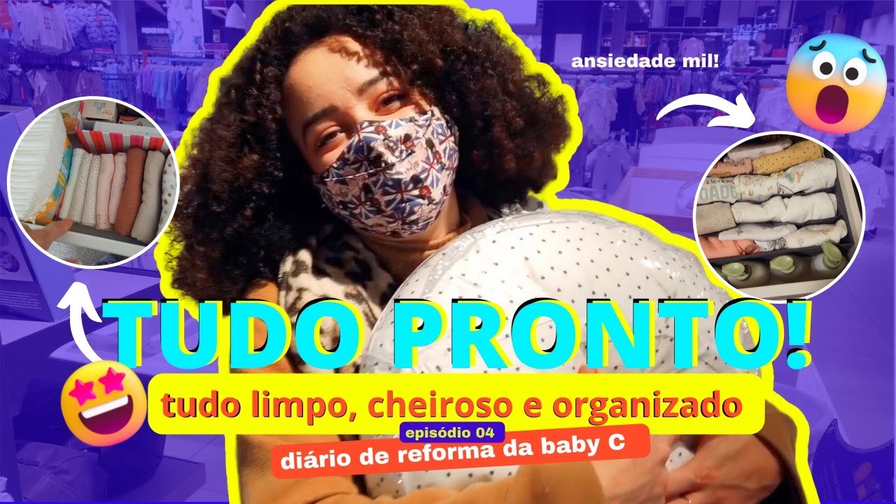 ENXOVAL PRONTO/ ORGANIZAÇÃO E ROUPINHAS DE BEBÊ LAVADAS