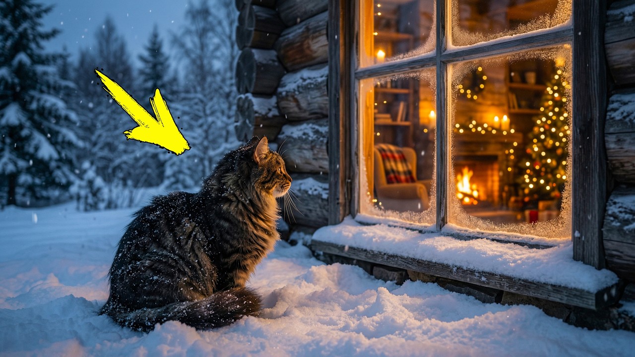 Бездомная кошка стучалась к мужчине в дом. Он впустит её, но на утро пожалел об этом !