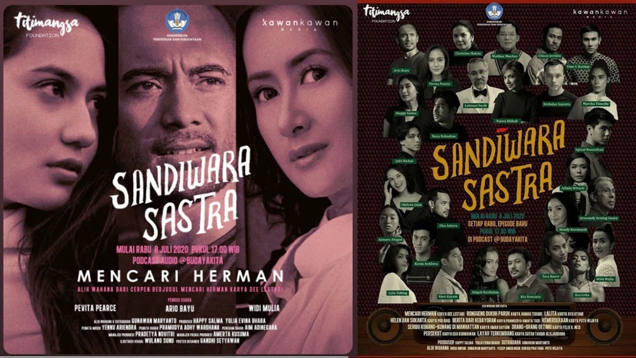 PELUNCURAN SANDIWARA SASTRA | PEVITA PEARCE | ARIO BAYU | WIDI MULIA | MENCARI HERMAN