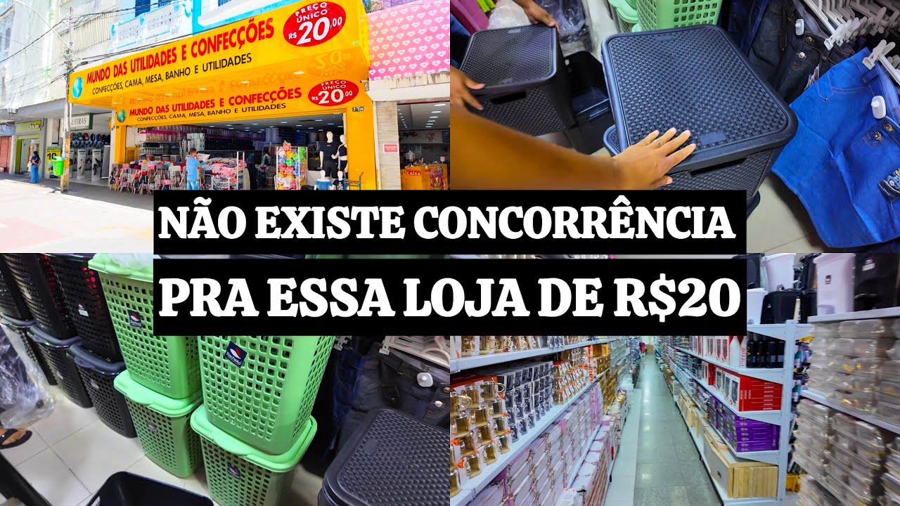 TUDO R$20! BALDE GIGANTE, CAIXA ORGANIZADORA E UTILIDADES DOMÉSTICAS INCRÍVEIS 😱