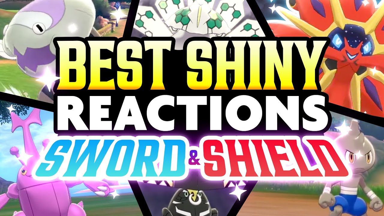 The BEST SHINY REACTIONS in POKEMON SWORD and SHIELD! Shiny Montage!