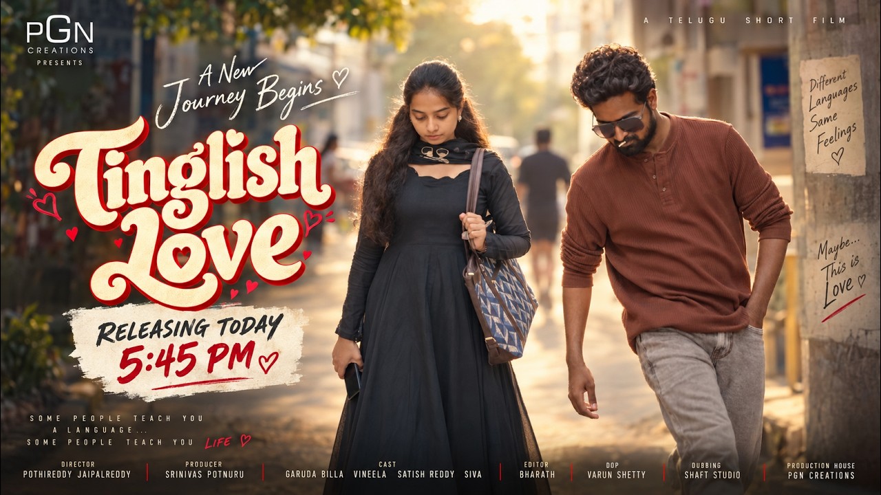 Tinglish Love ❤️ | When English Meets Telugu | Telugu Romantic Comedy Short Film