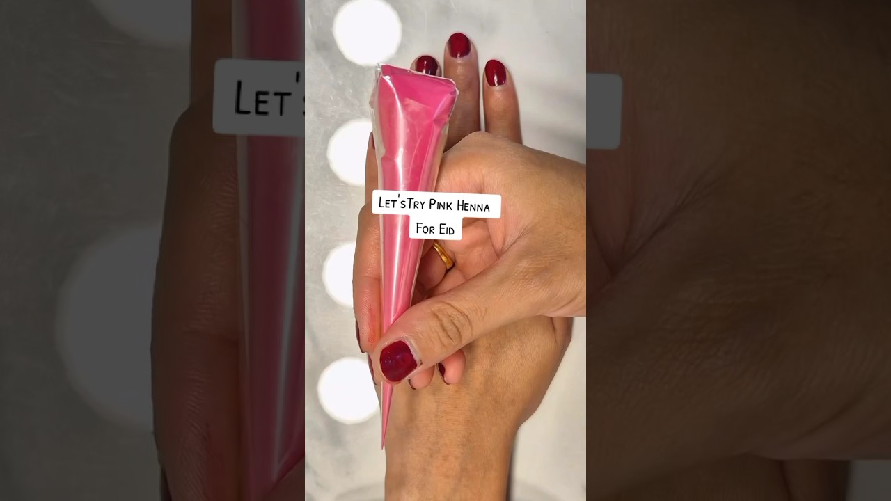 How to Create Beautiful Pink Mehndi Design for Eid | Easy Step-by-Step Tutorial