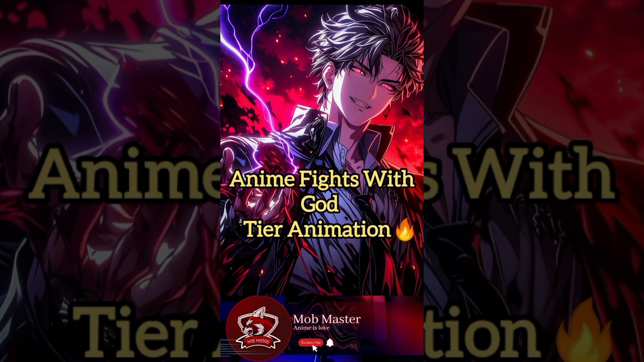 💥Anime Fights With God Tier Animation🔥#shorts #anime