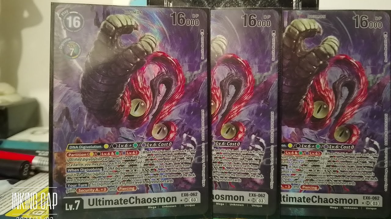 Digimon TCG Raidenmon UltimateChaosmon build