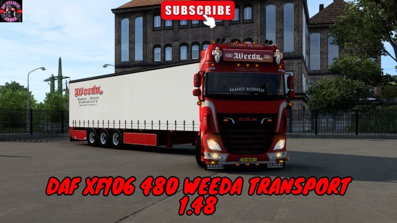 DAF XF106 480 Weeda Transport Combo Pack - ETS2 Mods v1.48