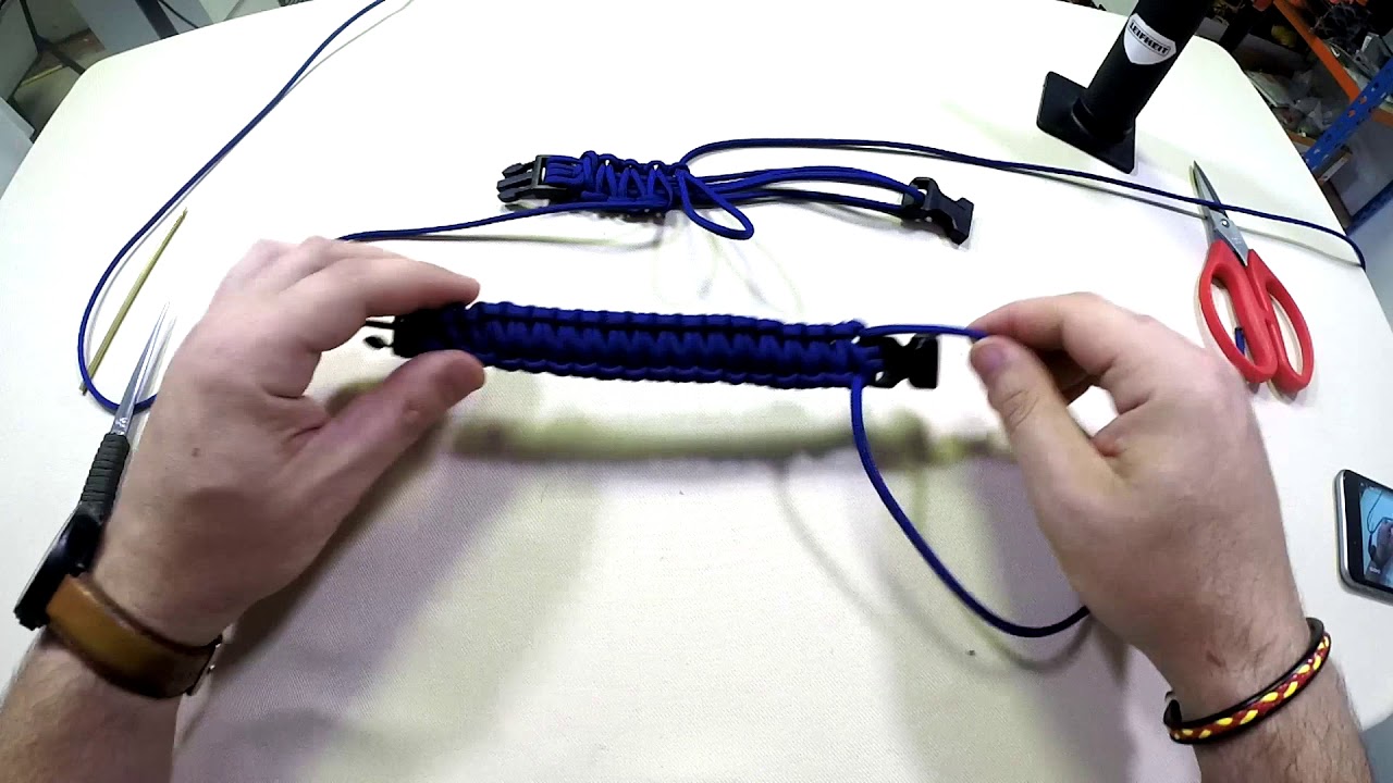 Como Hacer Una Pulsera De Paracord De Desmontaje Instantaneo (The Remake)
