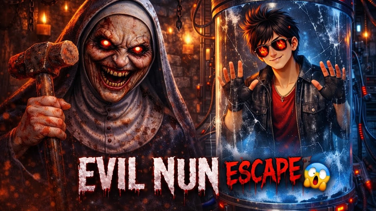 Evil nun escape 😨 9.13 in the last day survive !