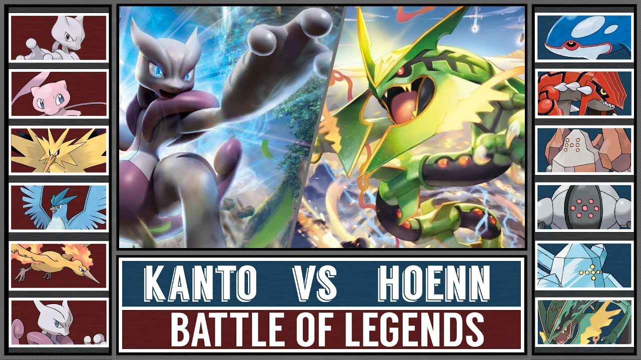 Legendary Battle: KANTO vs HOENN (Pokémon Sun/Moon)