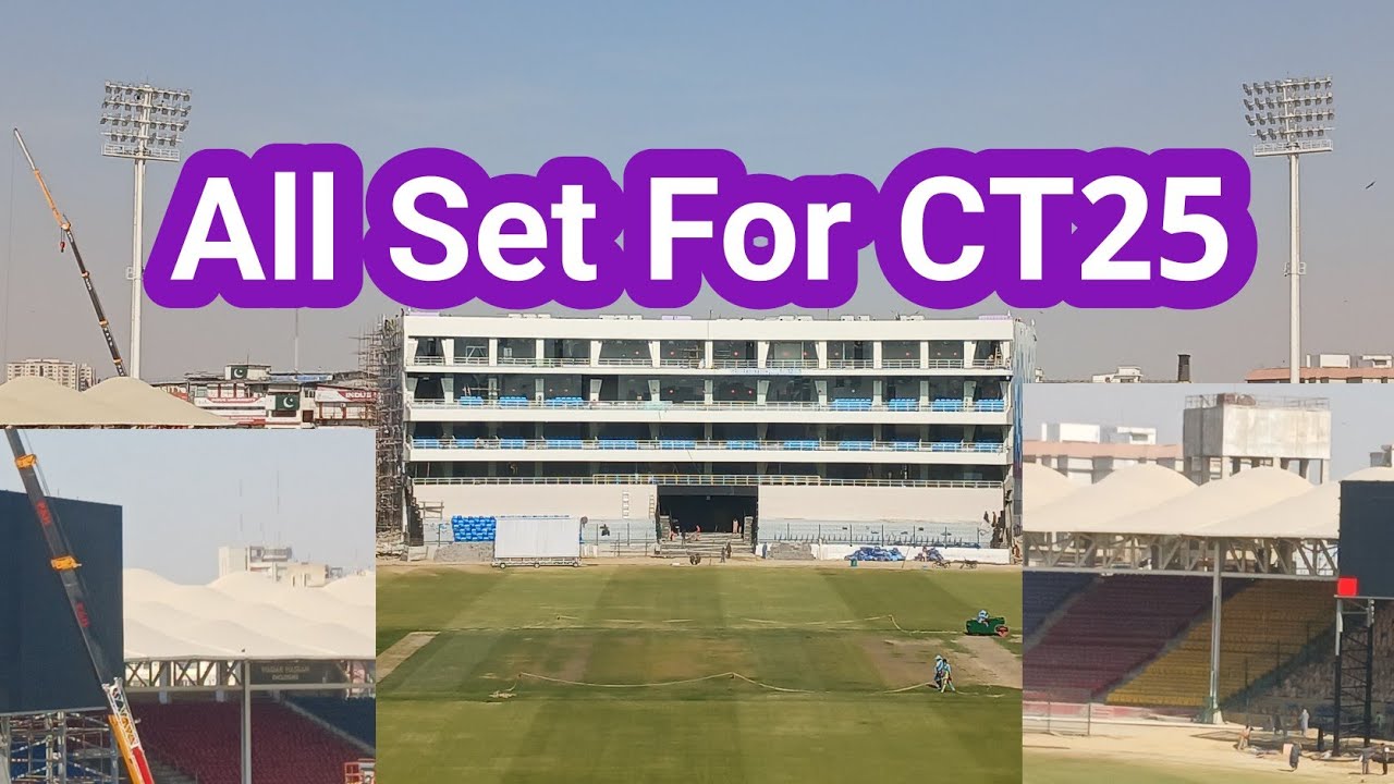 National Stadium Karachi | Stadium Renovation | Upgradation | Championstrophy