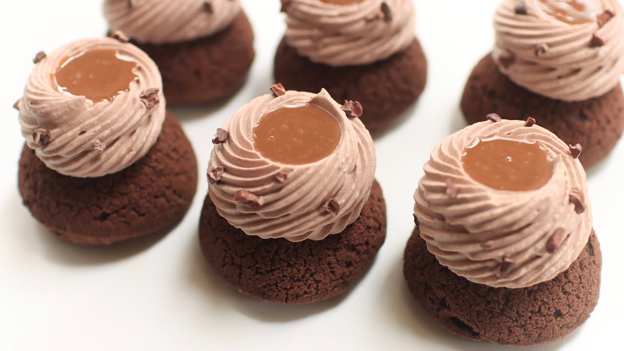 Super Delicous Chocolate Cream Puff 진하고 맛있는 초코 슈크림 만드는 법