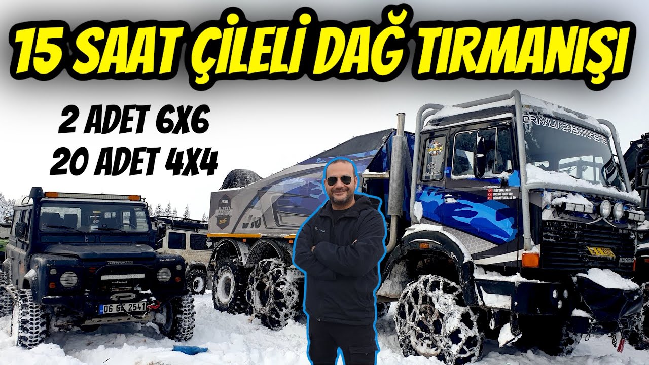 6X6 | Karda Offroad | 2 Magirus 6x6 ve 20 tane de 4x4 Defender