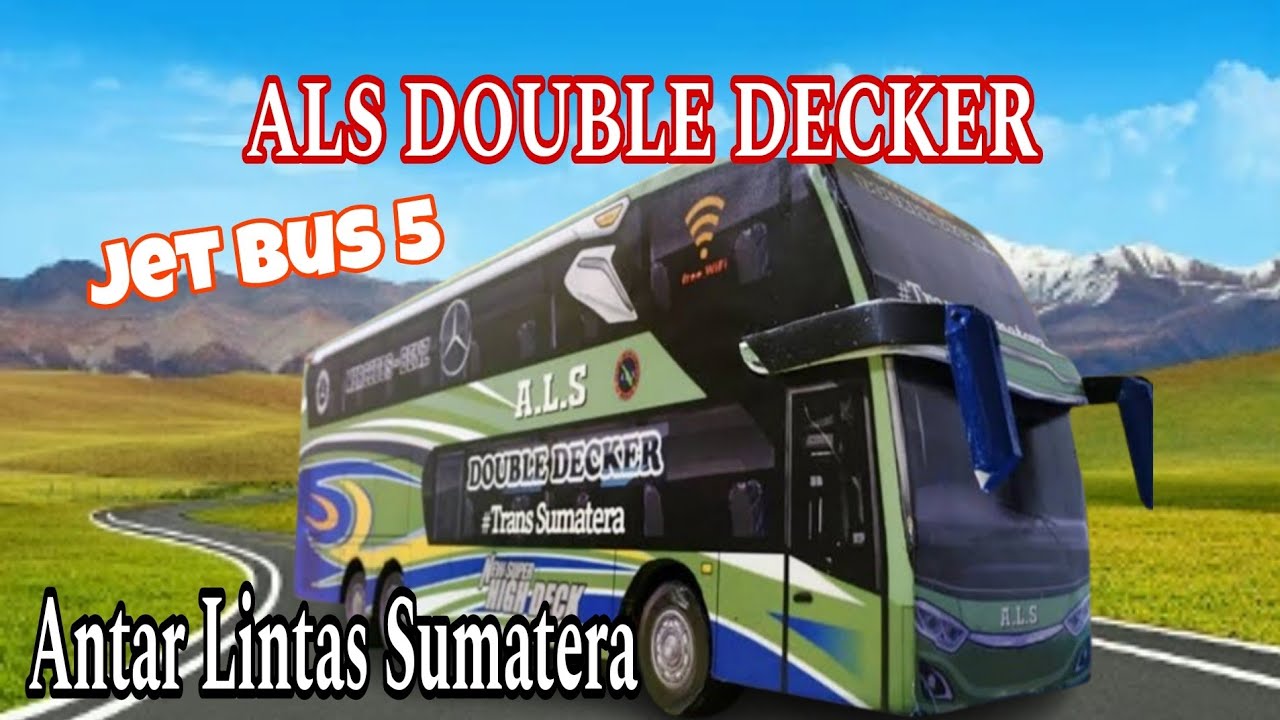 RC Bus ALS Jet Bus 5 Double Decker| Bus ALS Terbaru