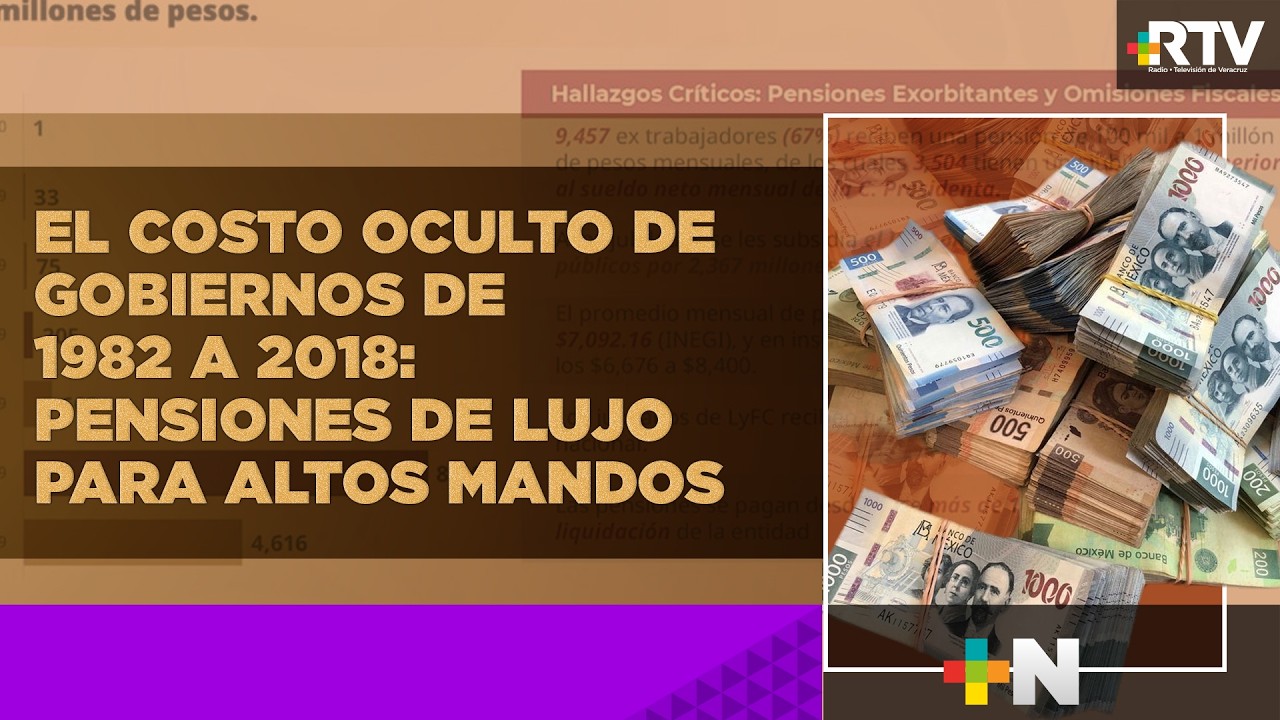 ⁠⁠Exfuncionarios recibieron hasta un millón de pesos mensuales en pensión | RTV Noticias