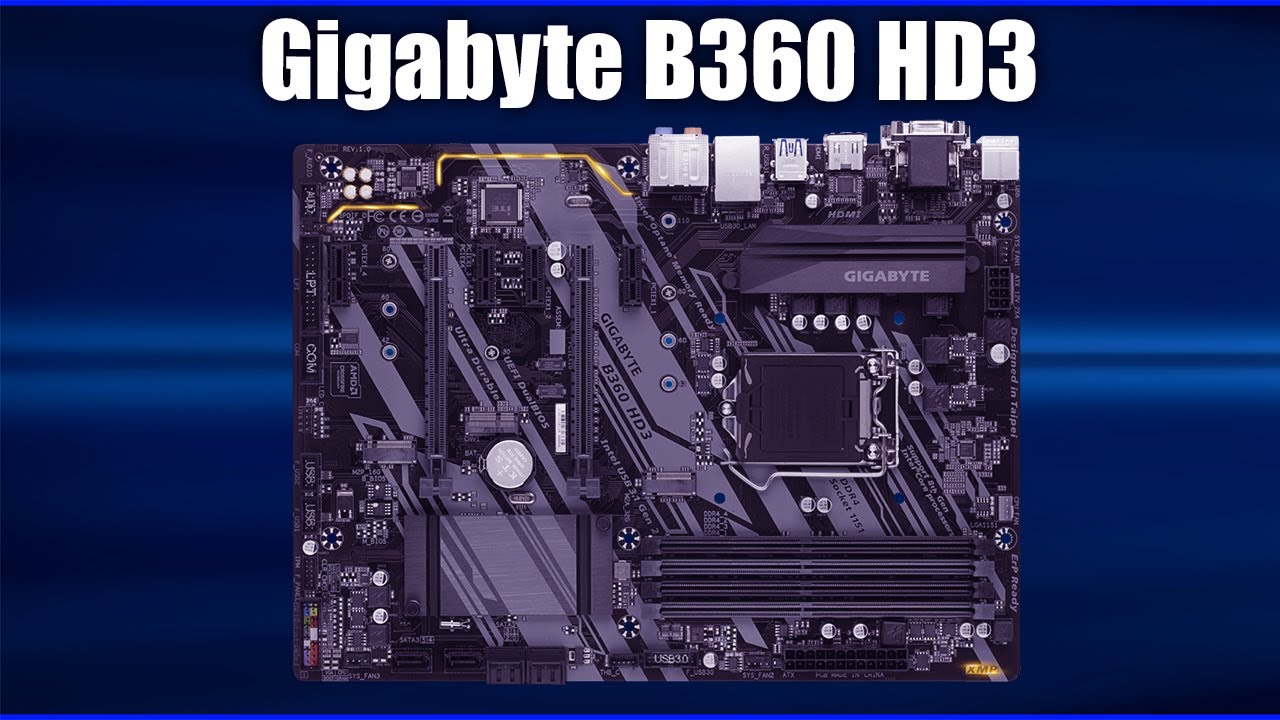 Материнская плата Gigabyte B360 HD3