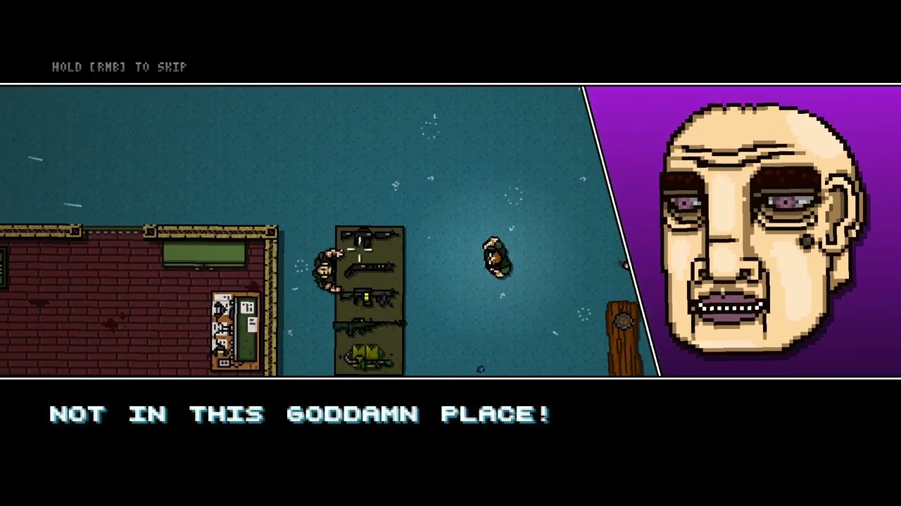 Hotline Miami 2  Wrong Number ambush with sniper rifle