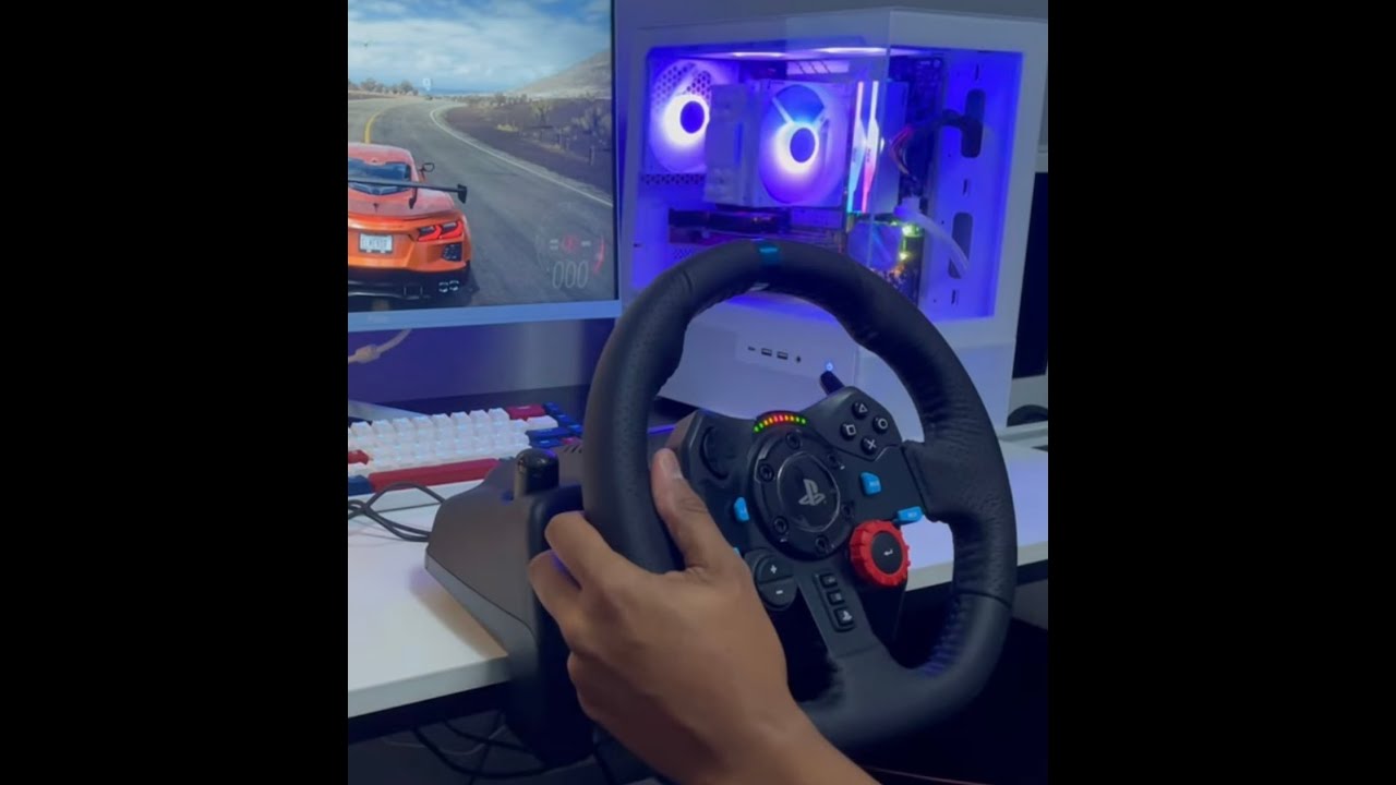 КАК ВКЛЮЧИТЬ СВЕТОДИОДНУЮ ПОДСВЕТКУ RPM НА РУЛЕ LOGITECH G29 FH5