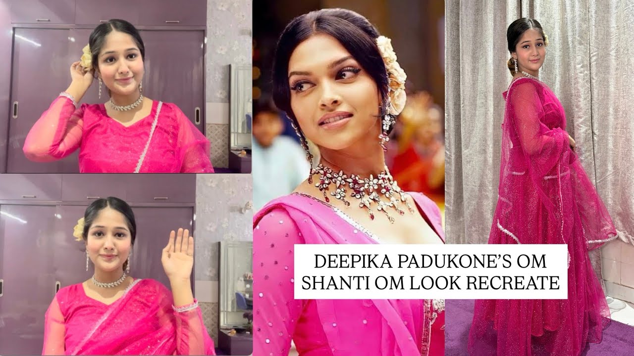 Deepika Padukone’s Om Shanti om look recreate💞 ￼