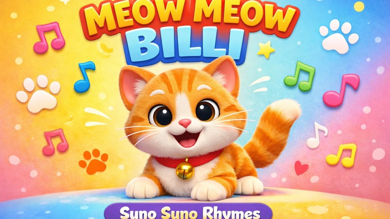 Meow Meow Billi 🐱 | Suno Suno Rhymes | Fun Kids Song