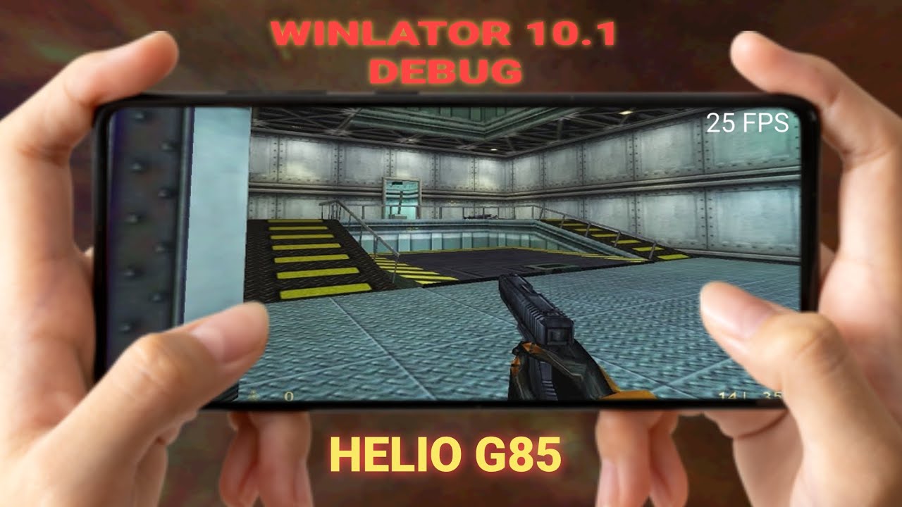 Testing Half-Life 1 on Winlator 10.1 Debug (Helio G85)!