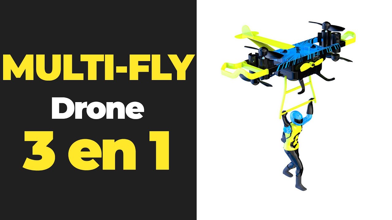 MULTI-FLY - Drone 3 en 1 para ni&ntilde;os [ RCTecnic - Drones para Ni&ntilde;os ]