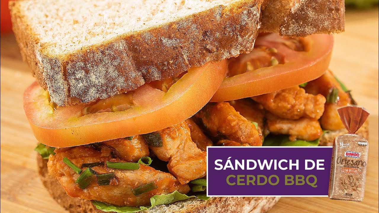S&aacute;ndwich de Cerdo BBQ - Resuelve A Tu Gusto, Resuelve Con Bimbo