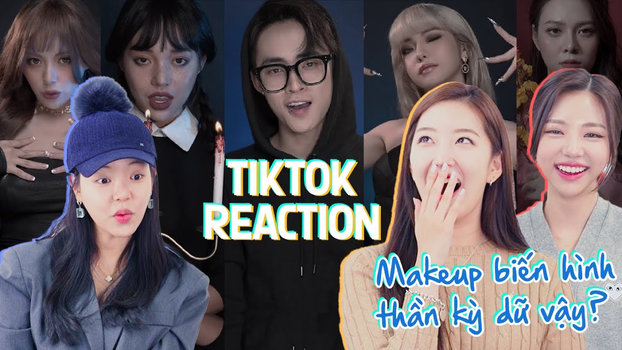 #김고은#유시은#권예지 LẦN ĐẦU XEM CHALLENGE BIẾN H&Igrave;NH TỪ B&Agrave;N TAY CỦA BEAUTY CREATOR TY L&Ecirc; | TIKTOK REACTION