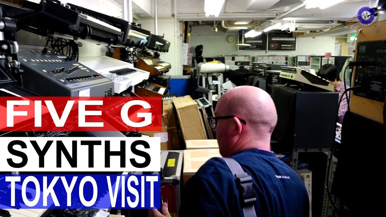 FIVE G Legendary Synth Shop, Tokyo Visit