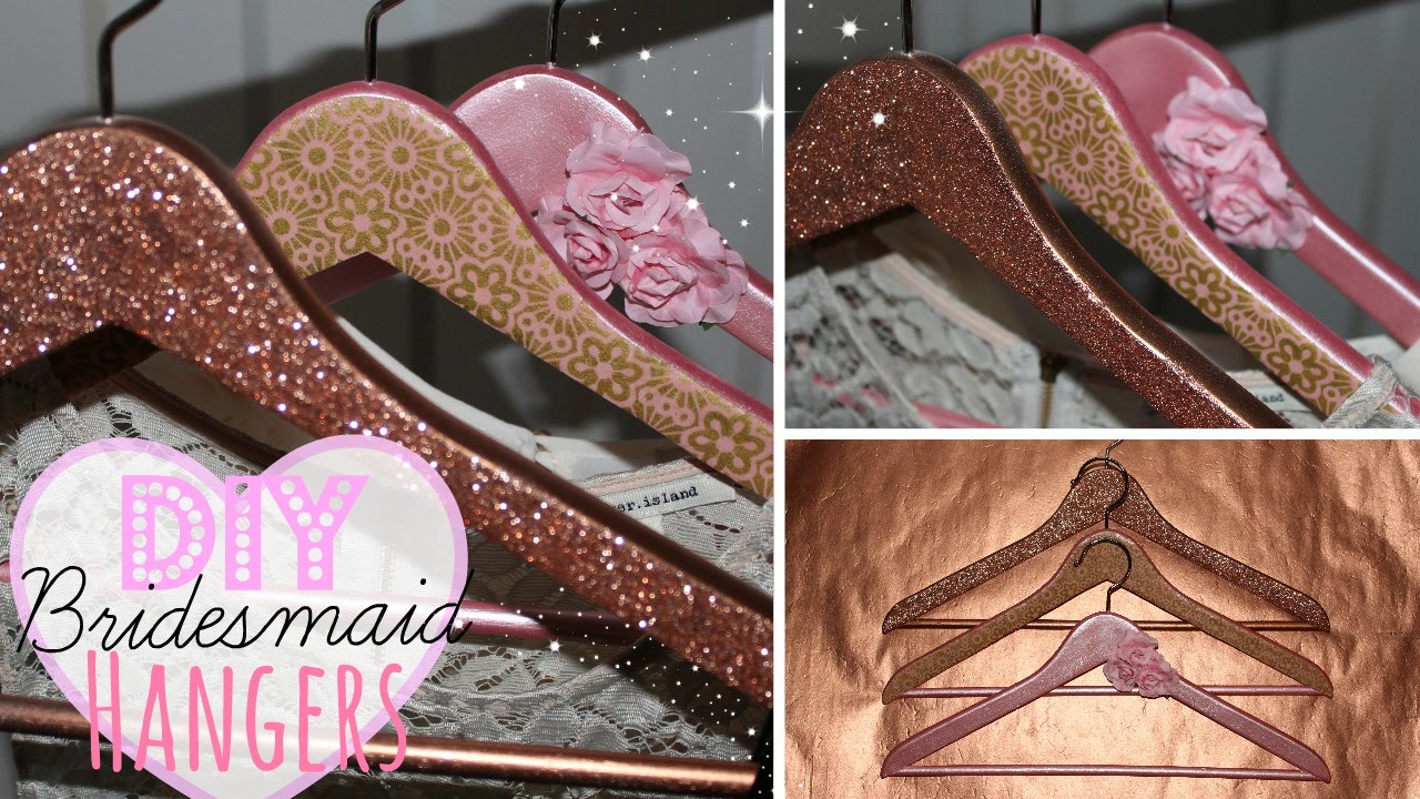 DIY Bridesmaid Hangers - Easy & Affordable! | Wedding Series