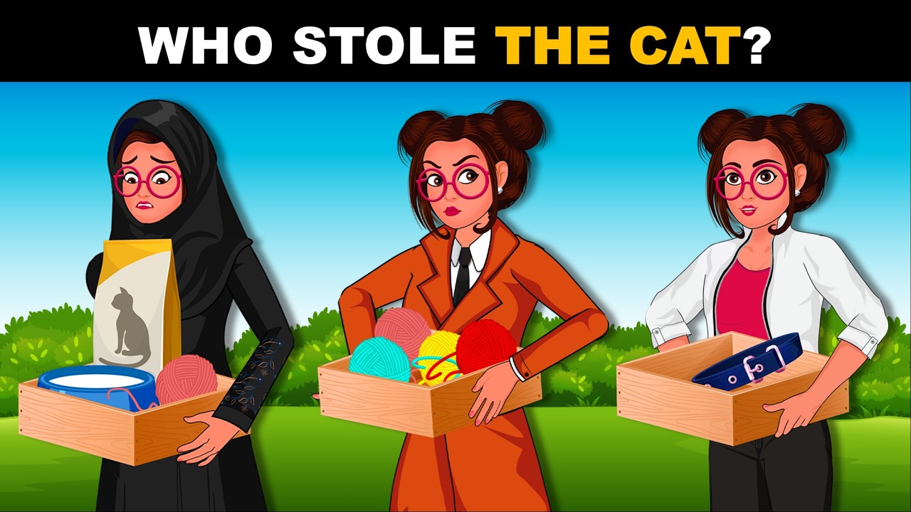 Who Took the Cat? Test Your Detective Skills! Riddles with Answers | English Riddles