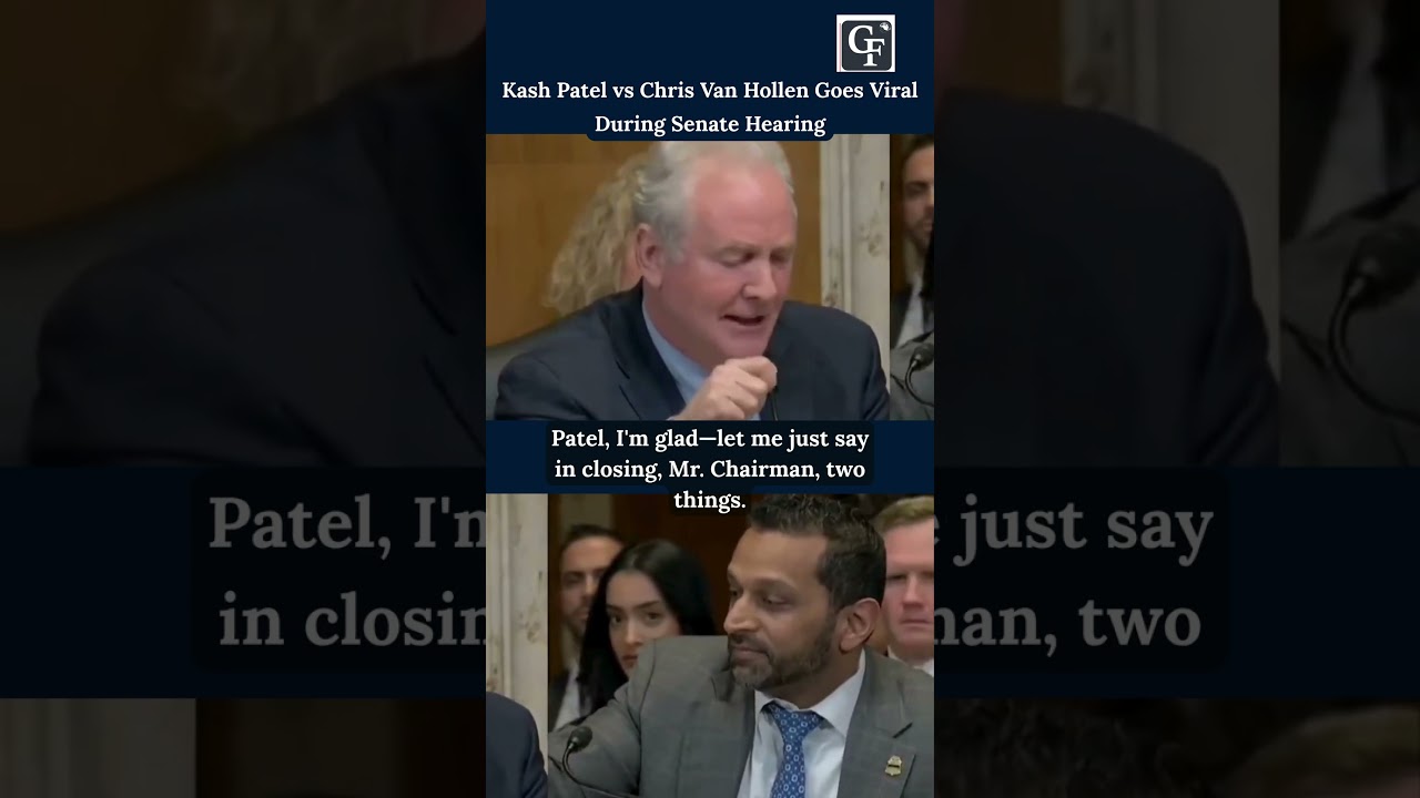 Kash Patel vs Chris Van Hollen Goes Viral During Senate Hearing