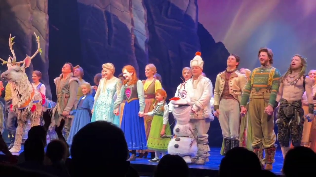disney frozen broadway on tour curtain call